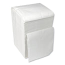 GEN Cocktail Napkins, 1-Ply, 9w x 9d, White, 500/Pack, 8 Packs/Carton
