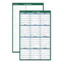 AT-A-GLANCE Vertical Erasable Wall Planner, 24 x 36, White/Green Sheets, 12-Month (Jan to Dec): 2023