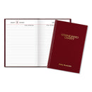 AT-A-GLANCE Standard Diary Daily Reminder Book, 2023 Edition, Medium/College Rule, Red Cover, 7.5 x 5.13, 201 Sheets