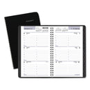 AT-A-GLANCE DayMinder Block Format Weekly Appointment Book, Tabbed Telephone/Add Section, 8.5 x 5.5, Black, 12-Month (Jan-Dec): 2023