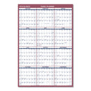 AT-A-GLANCE Vertical/Horizontal Wall Calendar, 24 x 36, White/Blue/Red Sheets, 12-Month (Jan to Dec): 2023