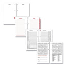 AT-A-GLANCE Two-Color Desk Calendar Refill, 3.5 x 6, White Sheets, 2023