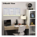 AT-A-GLANCE QuickNotes Three-Month Wall Calendar in Horizontal Format, 24 x 12, White Sheets, 15-Month (Dec to Feb): 2022 to 2024