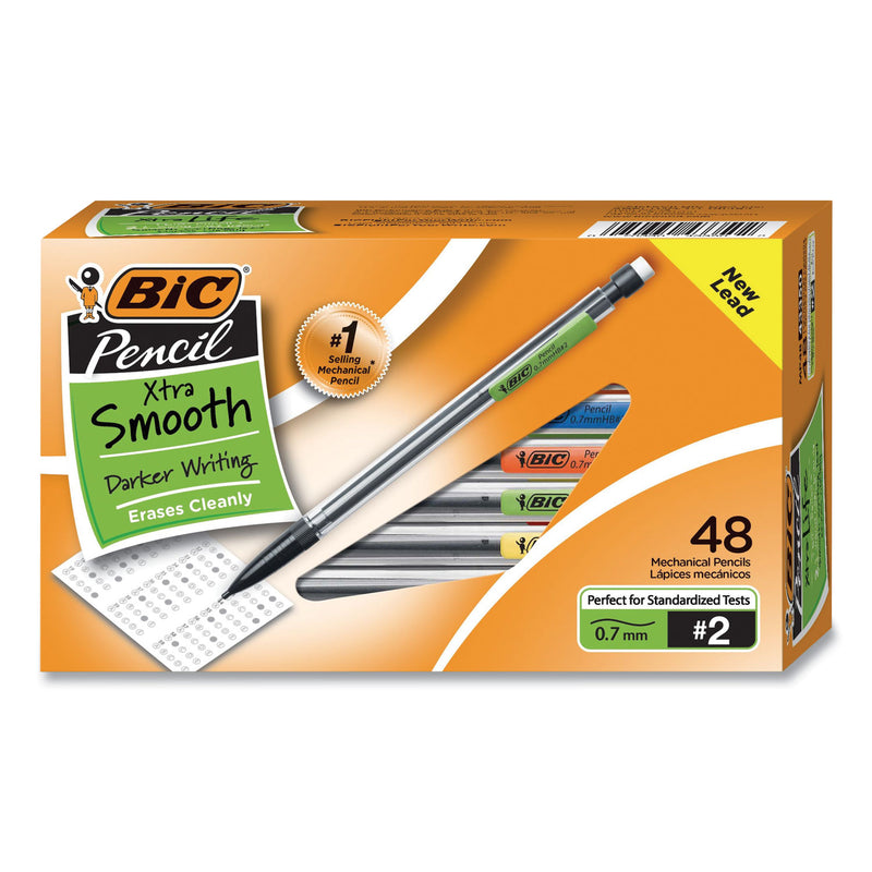 BIC Xtra Smooth Mechanical Pencil Value Pack, 0.7 mm, HB (