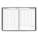 AT-A-GLANCE DayMinder Four-Person Group Daily Appointment Book, 11 x 8, Black Cover, 12-Month (Jan to Dec): 2023