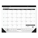 AT-A-GLANCE Academic Year Ruled Desk Pad, 21.75 x 17, White Sheets, Black Binding, Black Corners, 16-Month (Sept to Dec): 2022 to 2023