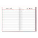 AT-A-GLANCE Standard Diary Daily Reminder Book, 2023 Edition, Medium/College Rule, Red Cover, 8.25 x 5.75, 201 Sheets