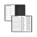 AT-A-GLANCE DayMinder Daily Appointment Book, 8.5 x 5.5, Black Cover, 12-Month (Jan to Dec): 2023