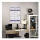 AT-A-GLANCE Three-Month Wall Calendar, 15.5 x 22.75, White Sheets, 12-Month (Jan to Dec): 2023