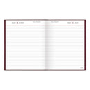 AT-A-GLANCE Standard Diary Daily Diary, 2023 Edition, Medium/College Rule, Red Cover, 9.5 x 7.5, 200 Sheets