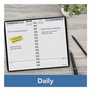 AT-A-GLANCE DayMinder Daily Appointment Book, 8 x 5, Black Cover, 12-Month (Jan to Dec): 2023