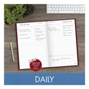 AT-A-GLANCE Standard Diary Daily Diary, 2023 Edition, Wide/Legal Rule, Red Cover, 12 x 7.75, 200 Sheets