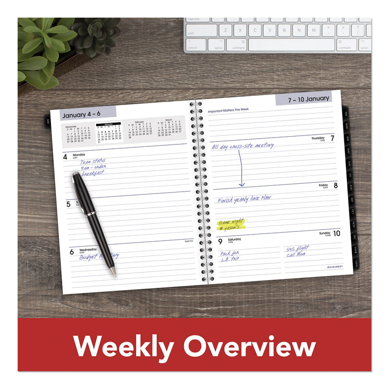 AT-A-GLANCE DayMinder Executive Weekly/Monthly Refill, 8.75 x 7, White Sheets, 12-Month (Jan to Dec): 2023