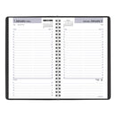 AT-A-GLANCE DayMinder Daily Appointment Book, 8.5 x 5.5, Black Cover, 12-Month (Jan to Dec): 2023