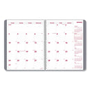 Brownline Mountains 14-Month Planner, Mountains Photography, 11 x 8.5, Blue/Green Cover, 14-Month (Dec to Jan): 2022 to 2024