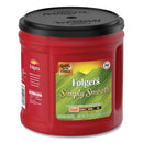Folgers Coffee, Simply Smooth, 27 oz Canister, 6/Carton