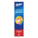 Ziploc Double Zipper Storage Bags, 1 gal, 1.75 mil, 10.56" x 10.75", Clear, 38/Box