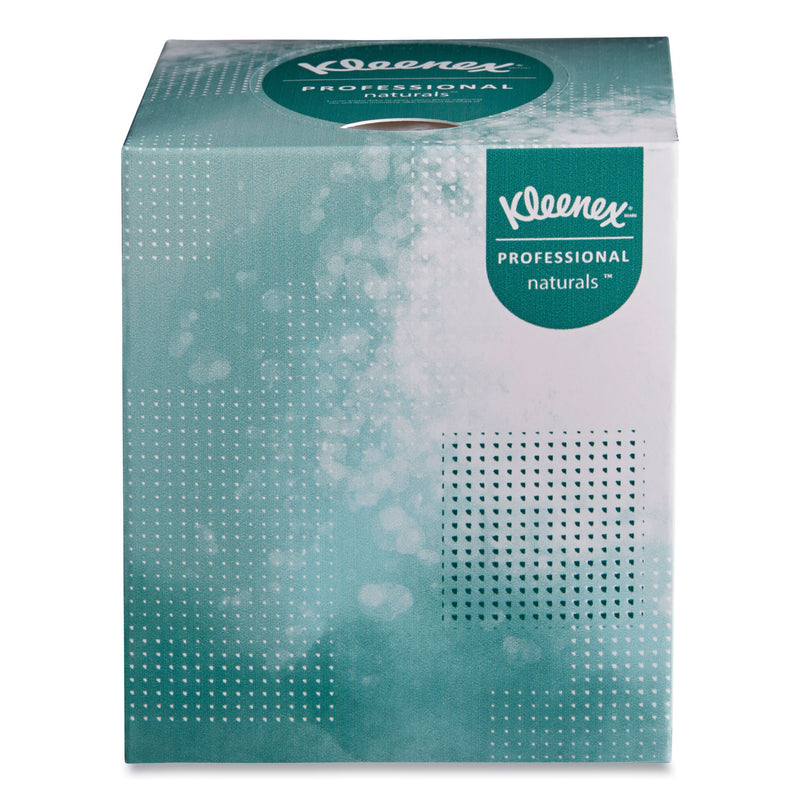 Kleenex Naturals Facial Tissue, 2-Ply, White, 90  Sheets/Box