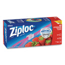Ziploc Slider Storage Bags, 1 gal, 9.5" x 10.56", Clear, 9/Carton