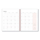 Blue Sky Joselyn Weekly/Monthly Planner, Joselyn Floral Artwork, 11 x 8.5, Pink/Peach/Black Cover, 12-Month (Jan to Dec): 2023