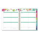 Blue Sky Day Designer Peyton Create-Your-Own Cover Weekly/Monthly Planner, Floral Artwork, 11 x 8.5, White, 12-Month (Jan-Dec): 2023