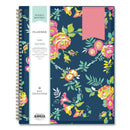 Blue Sky Day Designer Peyton Create-Your-Own Cover Weekly/Monthly Planner, Floral, 11 x 8.5, Navy, 12-Month (July-June): 2022-2023
