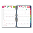 Blue Sky Day Designer Peyton Create-Your-Own Cover Weekly/Monthly Planner, Floral Artwork, 8 x 5, Navy Cover, 12-Month (Jan-Dec): 2023