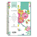 Blue Sky Day Designer Peyton Create-Your-Own Cover Weekly/Monthly Planner, Floral Artwork, 8 x 5, White, 12-Month (Jan-Dec): 2023