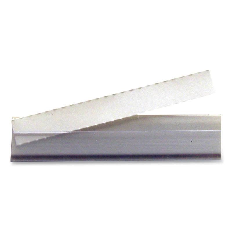 C-Line Shelf Labeling Strips, Side Load, 4 x 0.78, Clear, 10/Pack