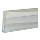 C-Line Shelf Labeling Strips, Side Load, 4 x 0.78, Clear, 10/Pack