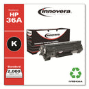 Innovera Remanufactured Black Toner, Replacement for 36A (CB436A), 2,000 Page-Yield