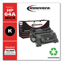 Innovera Remanufactured Black MICR Toner, Replacement for 64AM (CC364AM), 10,000 Page-Yield
