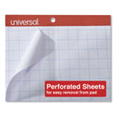 Universal Easel Pads/Flip Charts, Quadrille Rule (1 sq/in), 27 x 34, White, 50 Sheets, 2/Carton