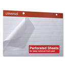 Universal Easel Pads/Flip Charts, Presentation Format (1" Rule), 27 x 34, White, 50 Sheets, 2/Carton