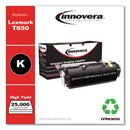 Innovera Remanufactured Black Toner, Replacement for T650H21A, 25,000 Page-Yield