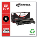 Innovera Remanufactured Black Toner, Replacement for 87A (CF287A), 9,000 Page-Yield