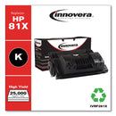 Innovera Remanufactured Black High-Yield Toner, Replacement for 81X (CF281X), 25,000 Page-Yield
