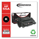 Innovera Remanufactured Black Toner, Replacement for 55A (CE255A), 6,000 Page-Yield