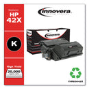 Innovera Remanufactured Black High-Yield Toner, Replacement for 42X (Q5942X), 20,000 Page-Yield