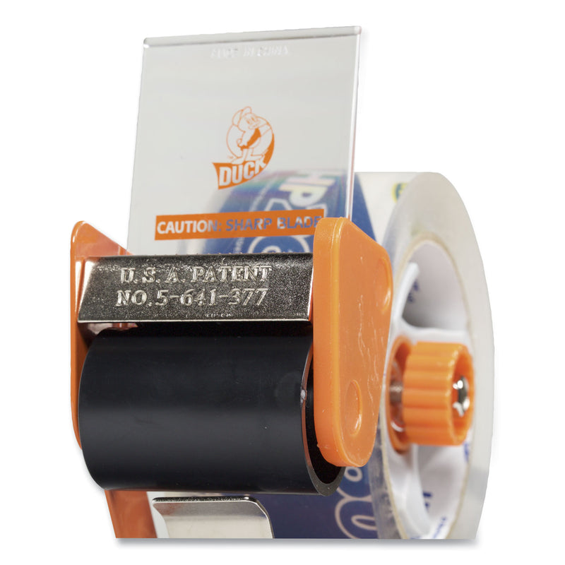Duck Bladesafe Antimicrobial Tape Gun with One Roll of Tape, 3" Core, For Rolls Up to 2" x 60 yds, Orange