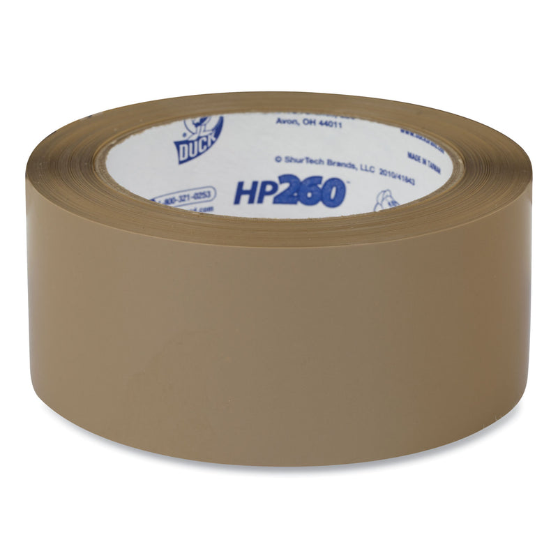 Duck HP260 Packaging Tape, 3" Core, 1.88" x 60 yds, Tan
