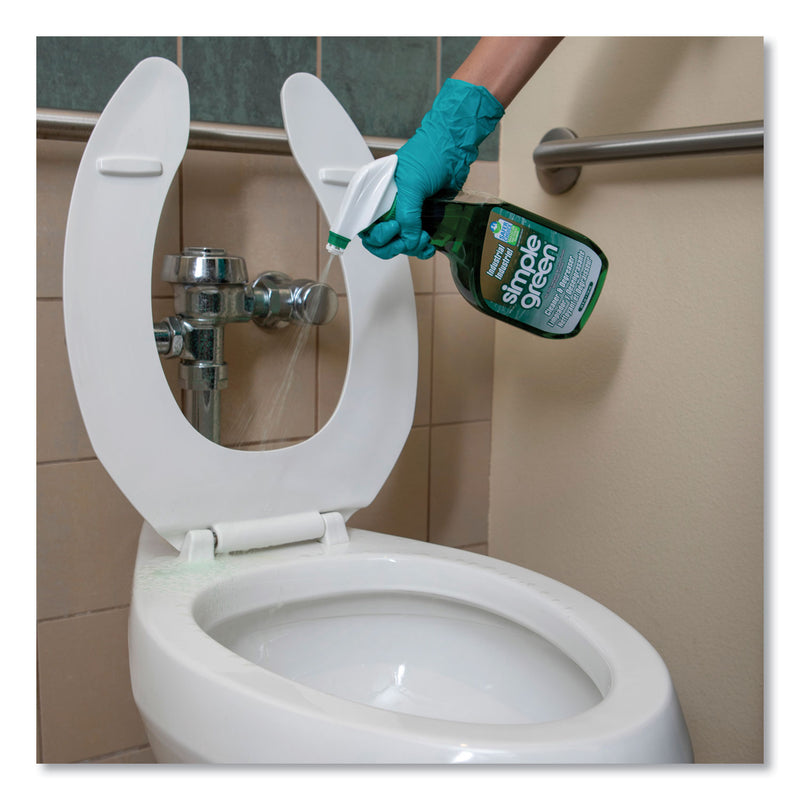 Simple Green Industrial Cleaner and Degreaser, Concentrated, 24 oz Spray Bottle