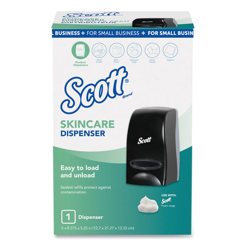 Scott Essential Manual Skin Care Dispenser, For Small Business, 1,000 mL, 5.43 x 4.85 x 8.36, Black