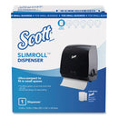Scott Control Slimroll Manual Towel Dispenser, 12.65 x 7.18 x 13.02, Black