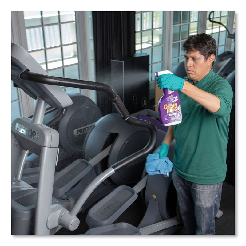 Simple Green Clean Finish Disinfectant Cleaner, Herbal, 32 oz Spray Bottle, 12/Carton