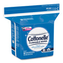 Cottonelle Fresh Care Flushable Cleansing Cloths, 5 x 7.25, White, 168/Pack, 8 Packs/Carton