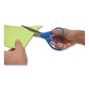 Westcott Preferred Line Stainless Steel Scissors, 7" Long, 3.25" Cut Length, Blue Offset Handle