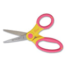 Westcott Ultra Soft Handle Scissors w/Antimicrobial Protection, Pointed Tip, 5" Long, 2" Cut Length, Randomly Assorted Straight Handle