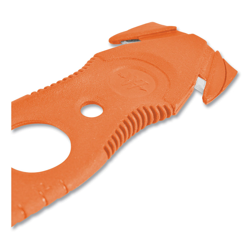 Westcott Safety Cutter, 1.2" Blade, 5.75" Plastic Handle, Assorted, 5/Pack