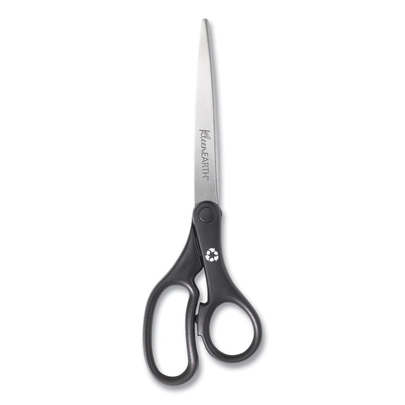 Westcott KleenEarth Basic Plastic Handle Scissors, 9" Long, 4.25" Cut Length, Black Straight Handle